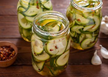 conserver les courgettes à l'huile