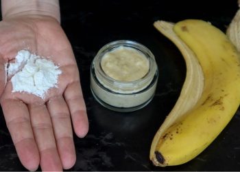 Masque à la banane pour une peau sans rides