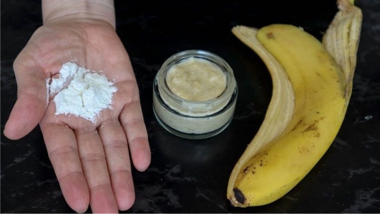 Masque à la banane pour une peau sans rides