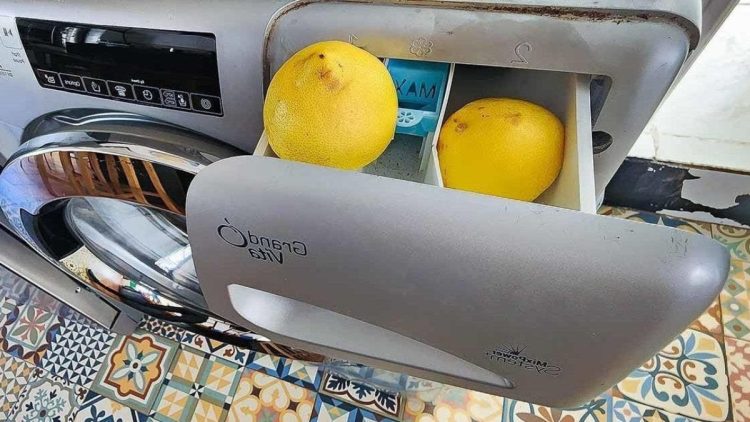 Comment nettoyer le tiroir à lessive du lave-linge avec du citron ?