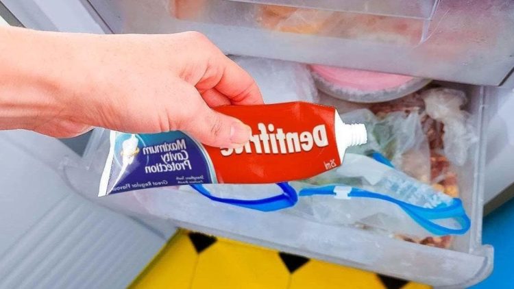 Mettez le dentifrice au congélateur : l'astuce secrète pour nettoyer la maison