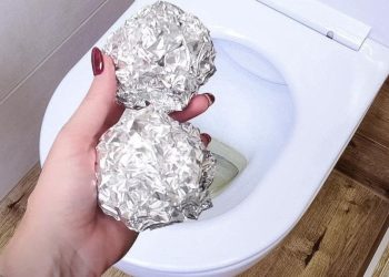 La méthode simple et efficace pour nettoyer votre réservoir de toilettes sans effort, avec du papier aluminium