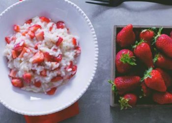 Risotto aux fraises