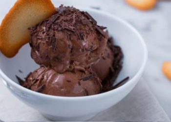 Gelato au chocolat