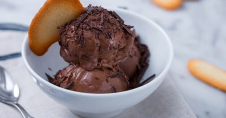 Gelato au chocolat